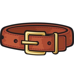 Dog collar vector image