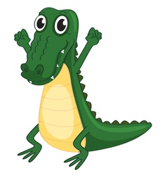 A crocodile vector image
