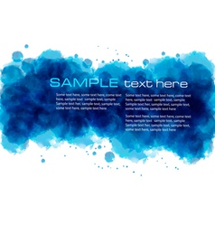 Abstract watercolor background vector image