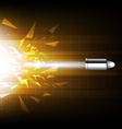 Power of bullet vector image