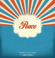 Vintage Design Template vector image