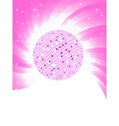Vector pink background vector image