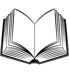 Open Book vector image