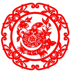 Chinese New Year Snake vector image