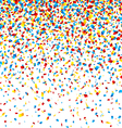 Seamless confetti vector image