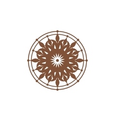 Symmetric ornament sign Symmetric ornament sign vector image