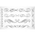 Flourishes vector image
