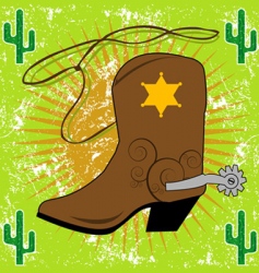 Wild west vector image