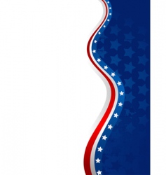 American flag background vector image