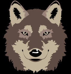 Wolf Head vector image