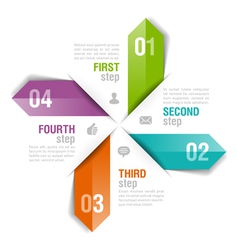 Pointing arrows vector image