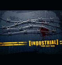 Industrial background vector image