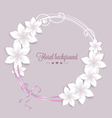 Floral background vector image