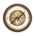 Vintage antique compass vector image