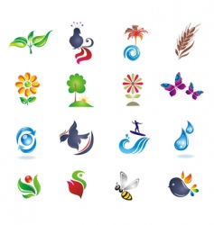 Set of design icons vector image