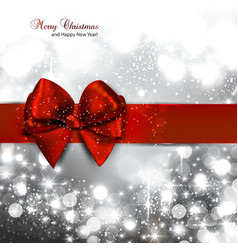 Elegant Christmas background with snowflakes and vector image