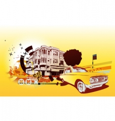 Retro car Retro car vector image