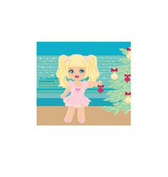 Cartoon female design Cartoon female design vector image