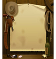 Wild west relay poster vector image