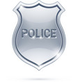 Police badge vector image
