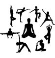 Yoga asana vector image