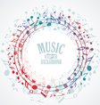 Music background vector image