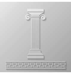 Gray column vector image
