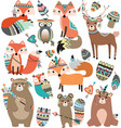 Woodland Tribal Animals Volume 2 vector image