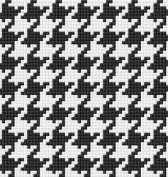 Hounds tooth pattern vector image