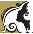 Vintage woman vector image