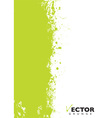Green splat grunge vector image
