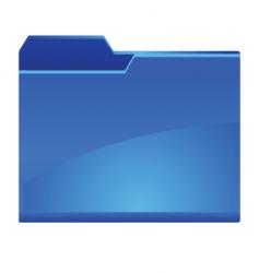 Folder new vector image