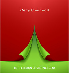 Creative christmas tree vector image