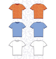 Of man tee vector image