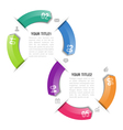 Infographics design template vector image