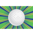 Golf Ball Background vector image
