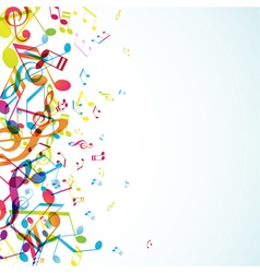 Colorful tunes vector image