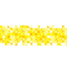 Yellow pattern background vector image
