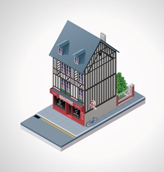 Isometric French cakes Isometric French cakes vector image