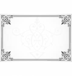 Elegant frame vector image