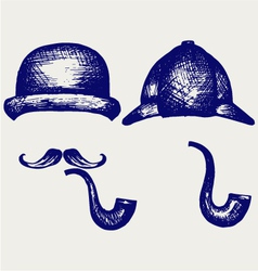 Detective vector image