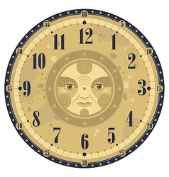 Vintage Clock Face vector image