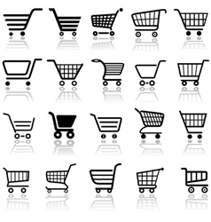 Shopping Cart Sign vector image