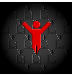 Leadership vector image