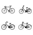 Bicycles vector image