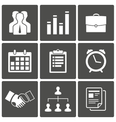 Business icons vector image