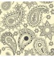Paisley seamless pattern vector image