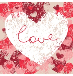 Card of valentine day vector image