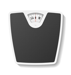 Bathroom scale vector image