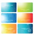 Business cards vector image
